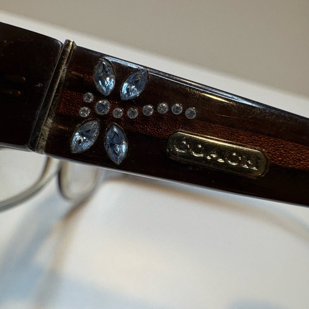 COACH ANNABEL (530) BROWN / 52•16•135 COACH GLASSES COACH EYEGLASSES FRAMES ONLY - Picture 7 of 15